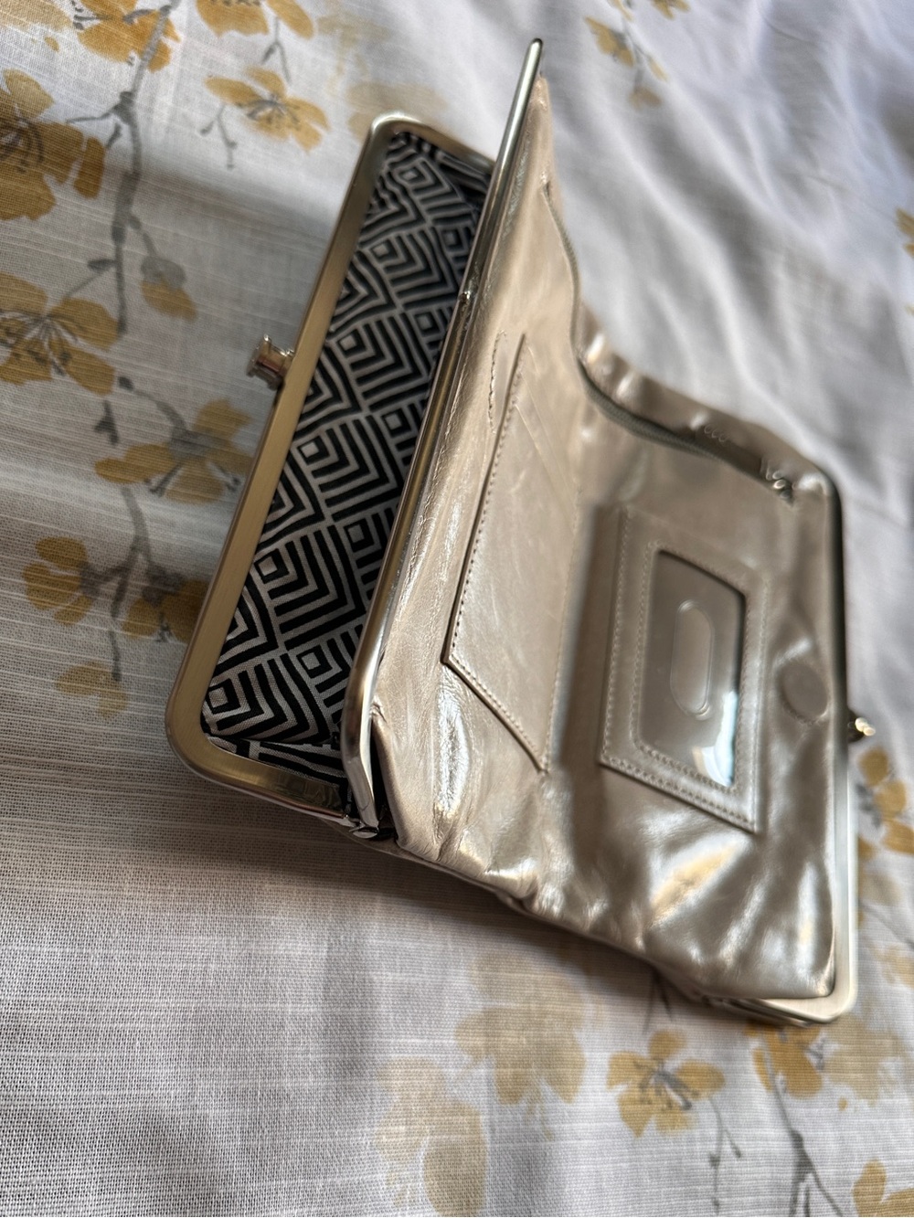 HOBO International Lauren Clutch Wallet in Sand
